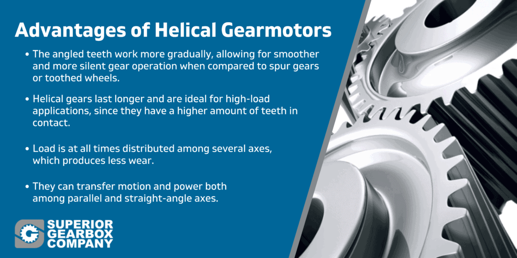 Advantages of Helical Gearmotors