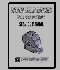 Low Speed Worm Gear Reducer V10 & W260 Service Manual